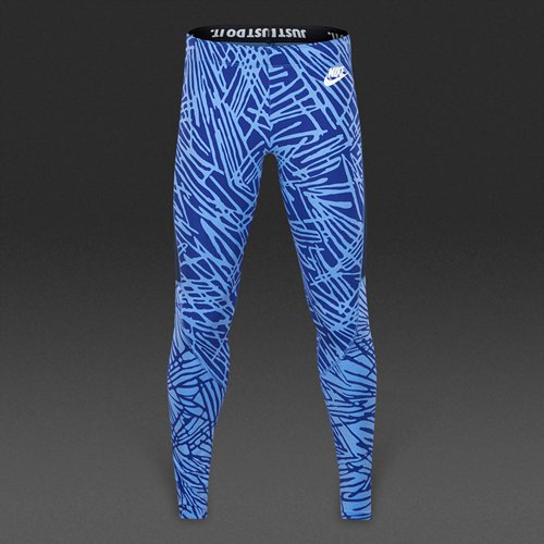 Nike Sportswear Leg-A-See AOP Tight Deep Night / Obsidian / Black / White for Girls